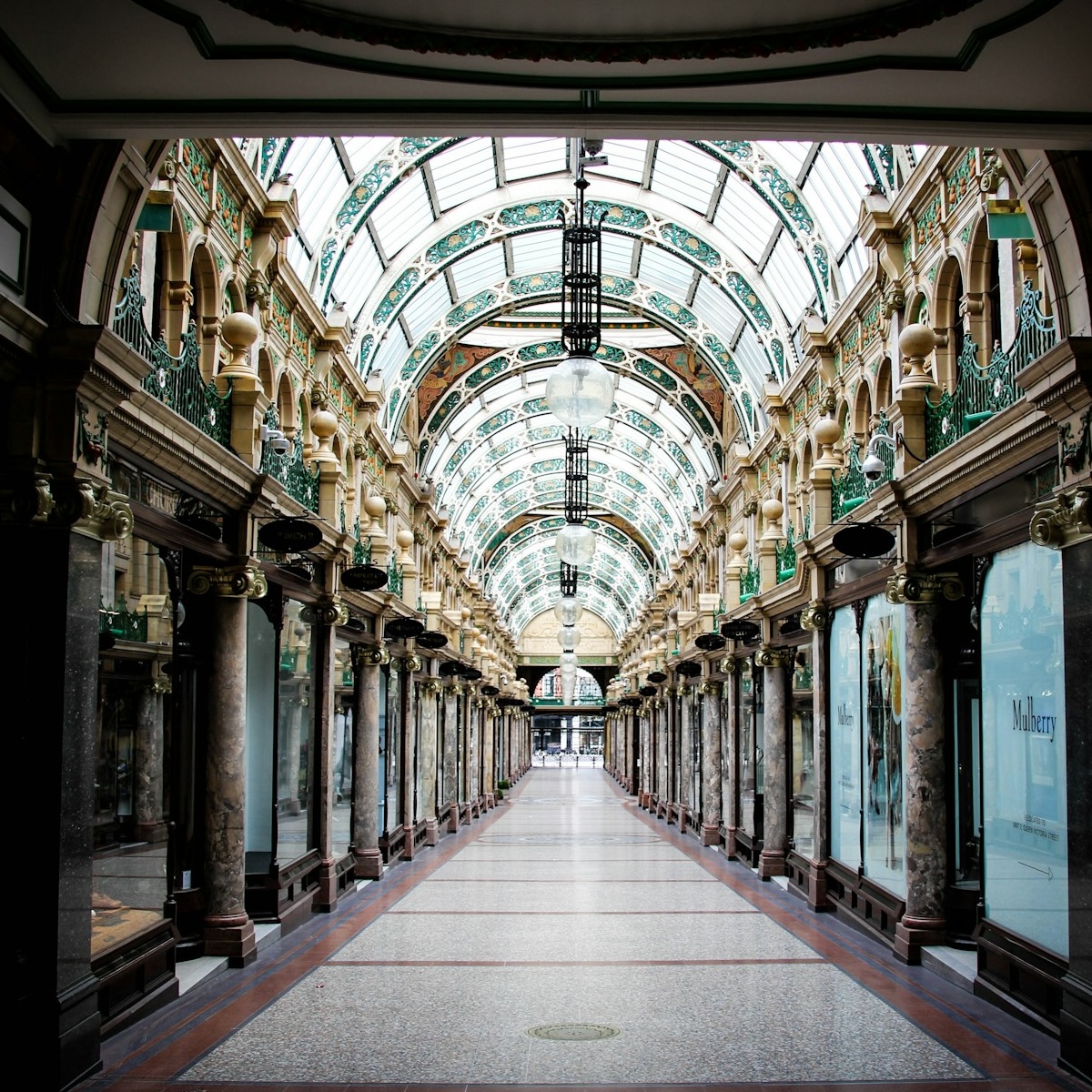Line of shops 